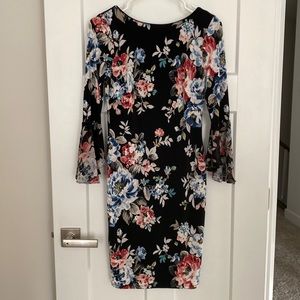 Floral Sheath Dress WHBM XSP NWT
